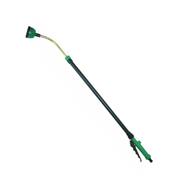 Uitschuifbare sproeistok groen